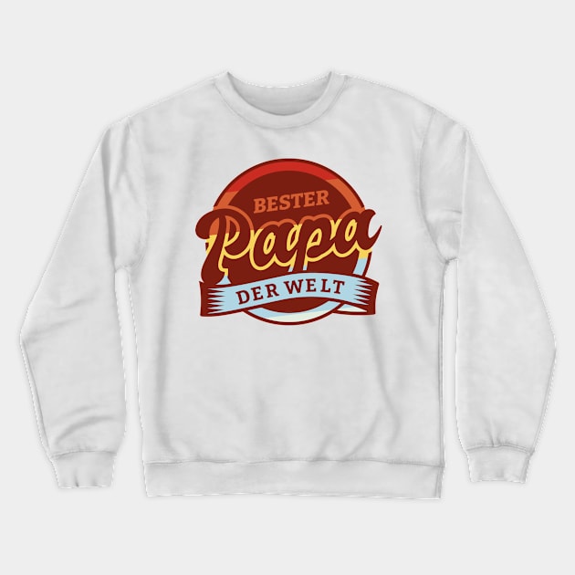 Bester Papa T Shirt P Crewneck Sweatshirt by LindenDesigns